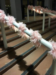 pink boas at the Miami Immersion event
