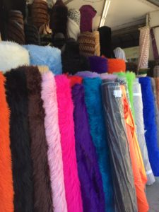 LA Garment District faux fur store