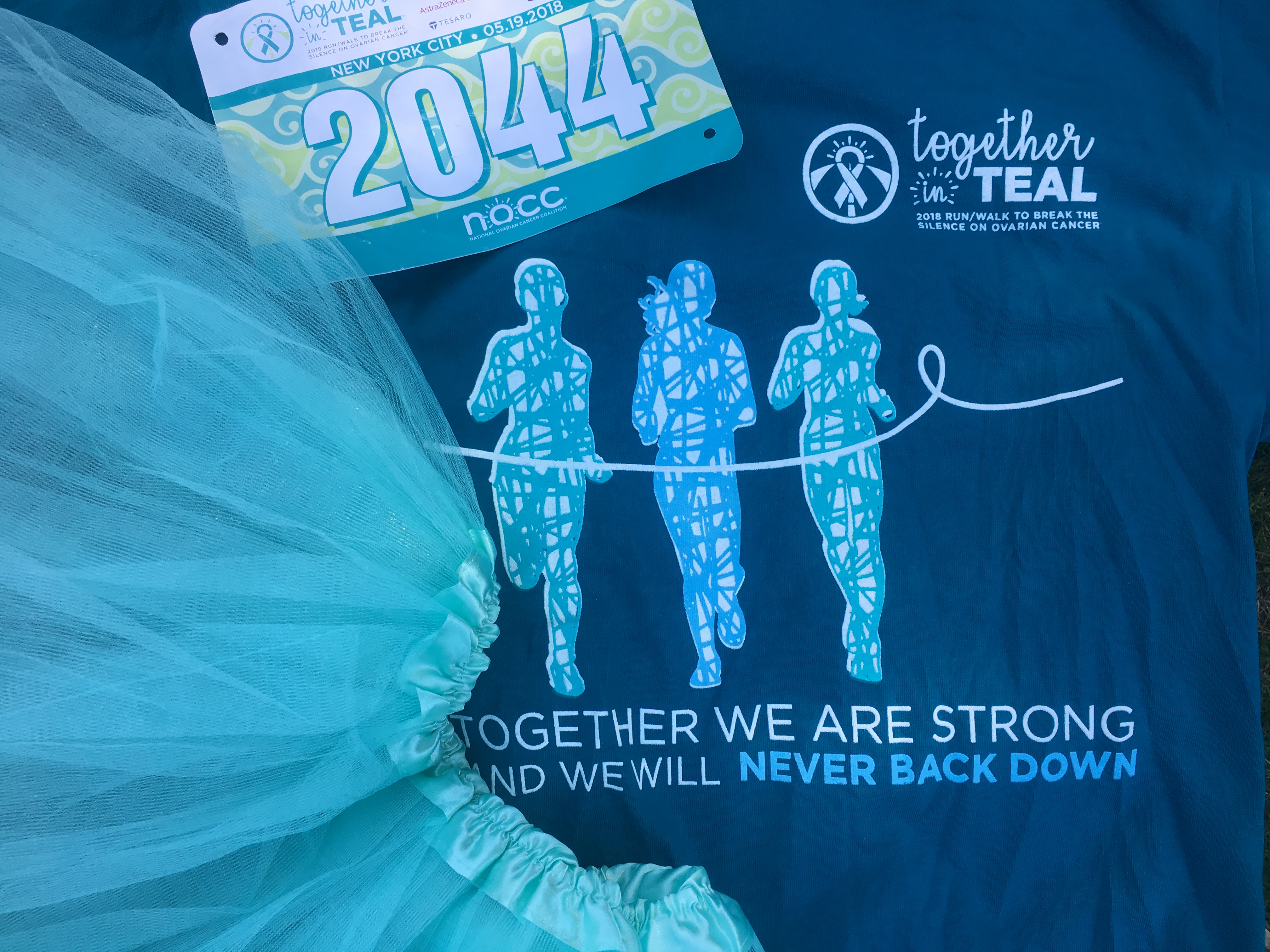 Together in Teal, An Adventure with a 5k race