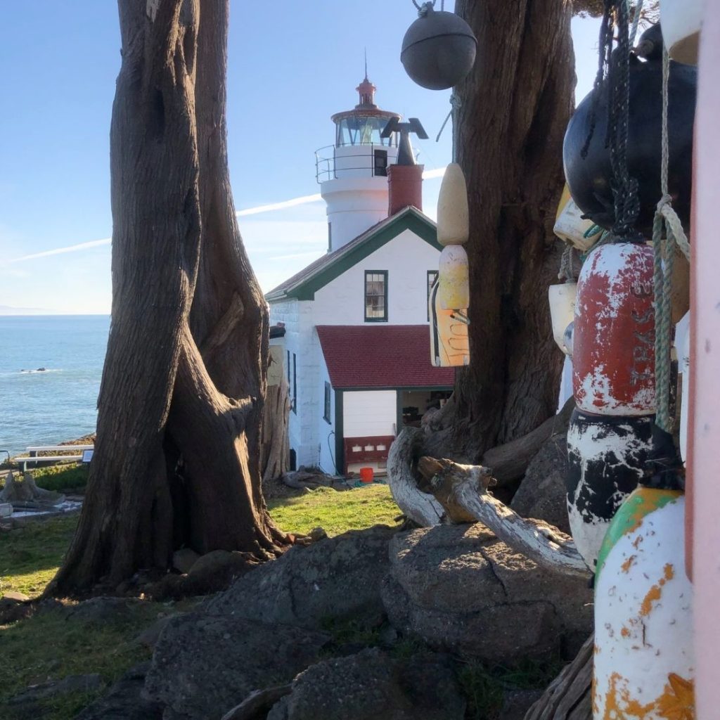 Battery Point Lighthouse and buoys