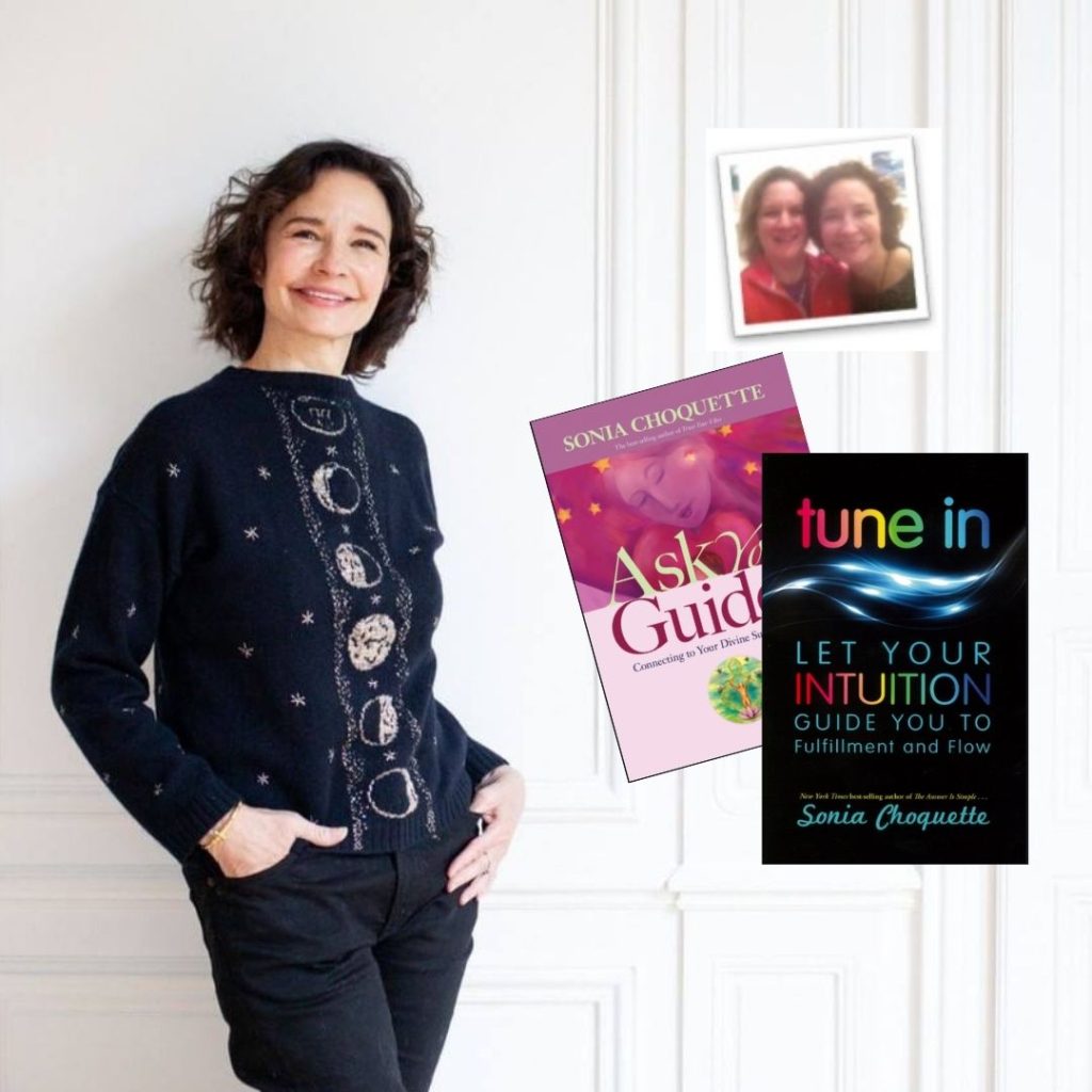 Sonia Choquette with Stacey and two books on intuition