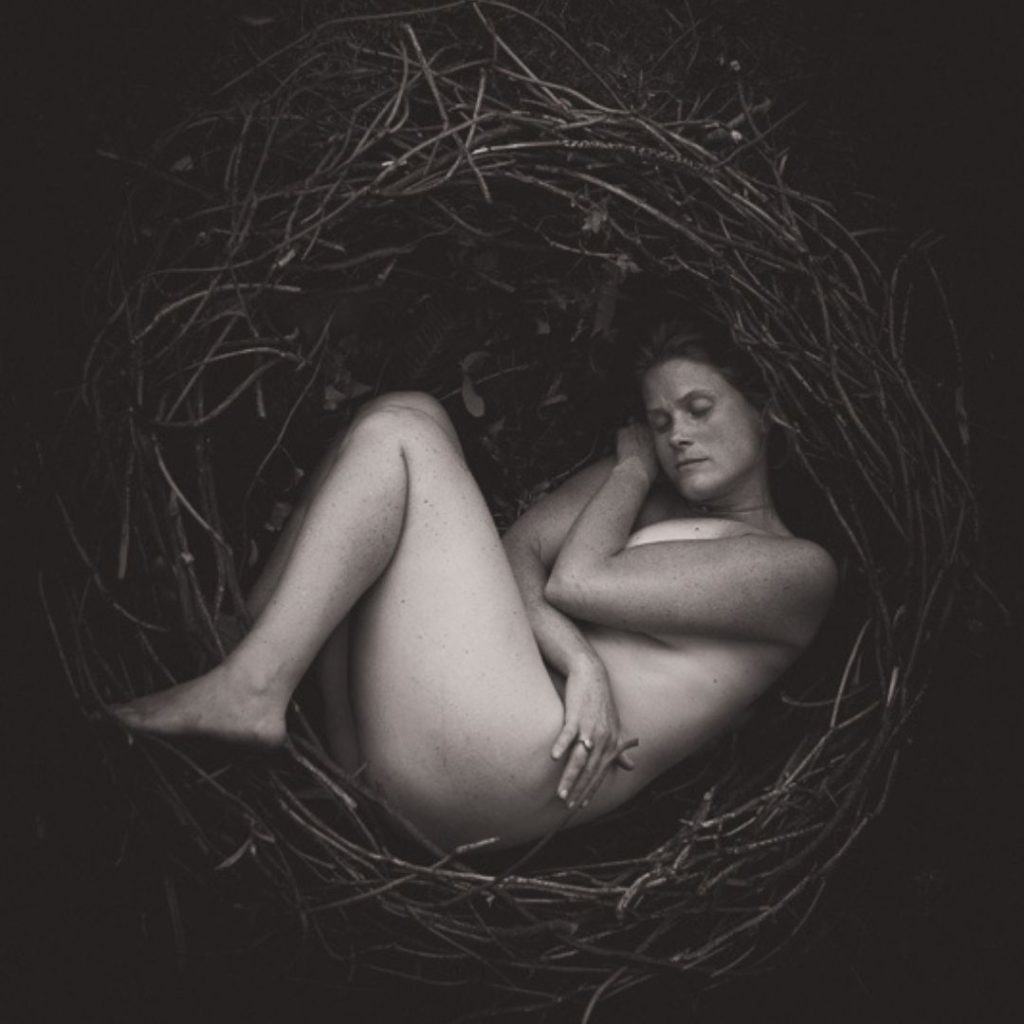 Artist Debbie Braxton in her nest