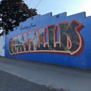 Greetings from Corvallis mural